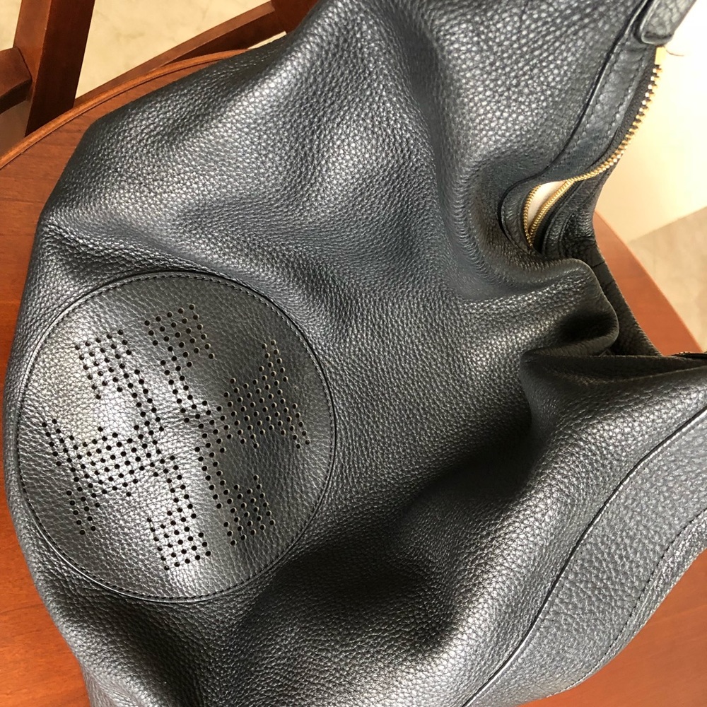 Tory Burch black leather handbag